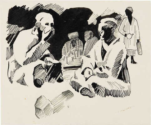 Кусков Пётр Аполлонович. Подборка из трех работ из архива Т. А. Жданко: